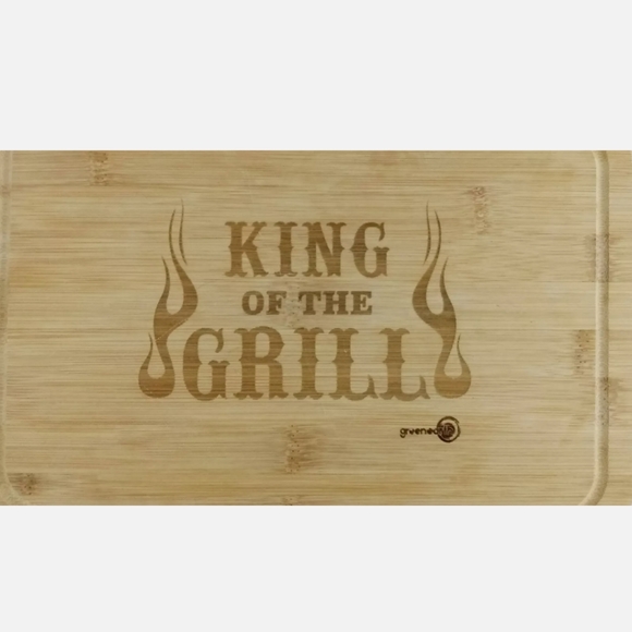 KING OF THE GRILL 3/4" Thick Bamboo Cutting Board - Picture 3 of 7